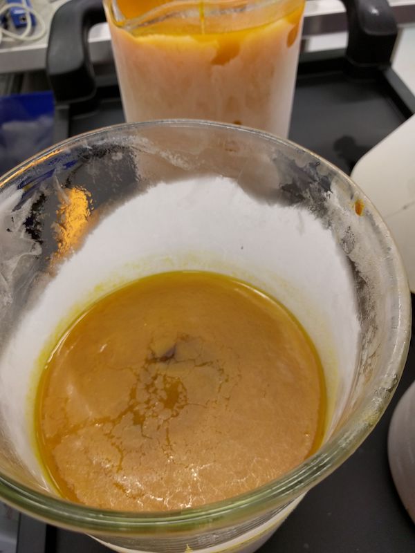 Liquid-liquid extraction cleanup for cannabis oil