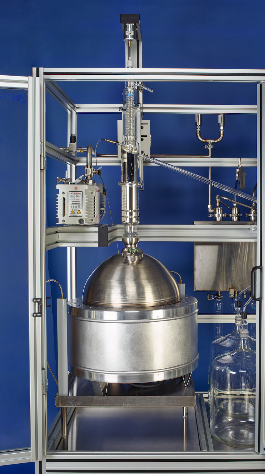 B/R spinning band distillation column